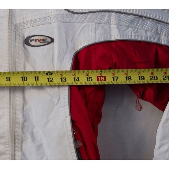 FIVE SEASONS Ski Snow Winter Jacket Women's White Red Size 38 - Picture 5 of 8